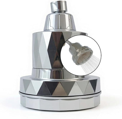 Shower With Internal Filter – High-Pressure Water Softener for Hard Water – Leaves Hair Feeling Fresh and Easy to Comb – Silver – Includes Replaceable Filter and Easy-Install Kit – My Purefilter